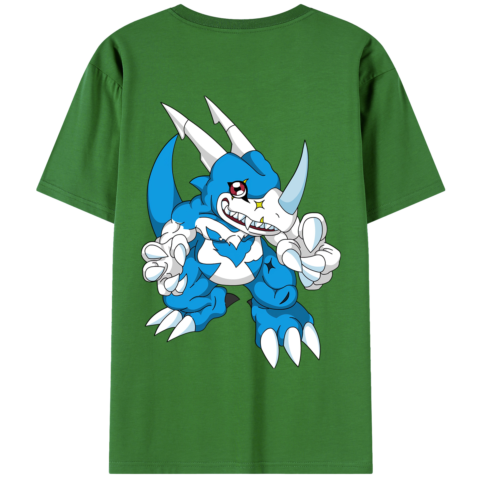 （画像用） Digimon デジタルモンスター/デジモン レディース半袖Tシャツ(バックプリント)